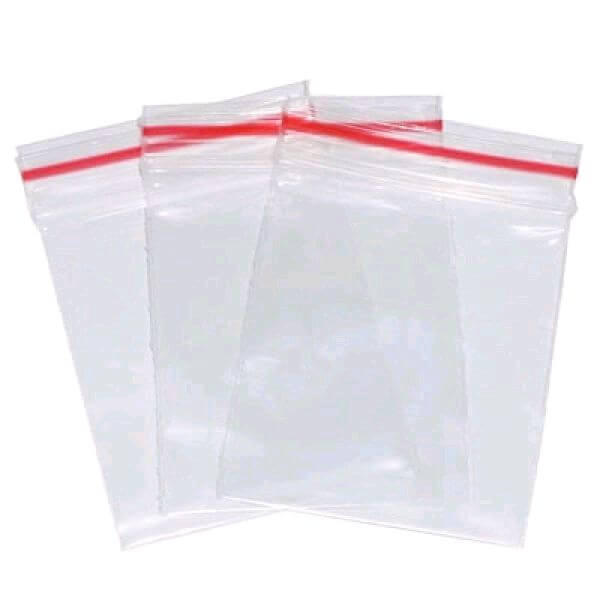 sacos transparentes com fecho zip lock